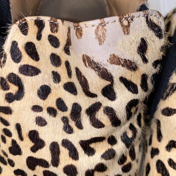 Coconuts by Matisse Leopard Calf Hair Hi Top Sneakers Women's 9.5 Animal Print - Picture 3 of 12
